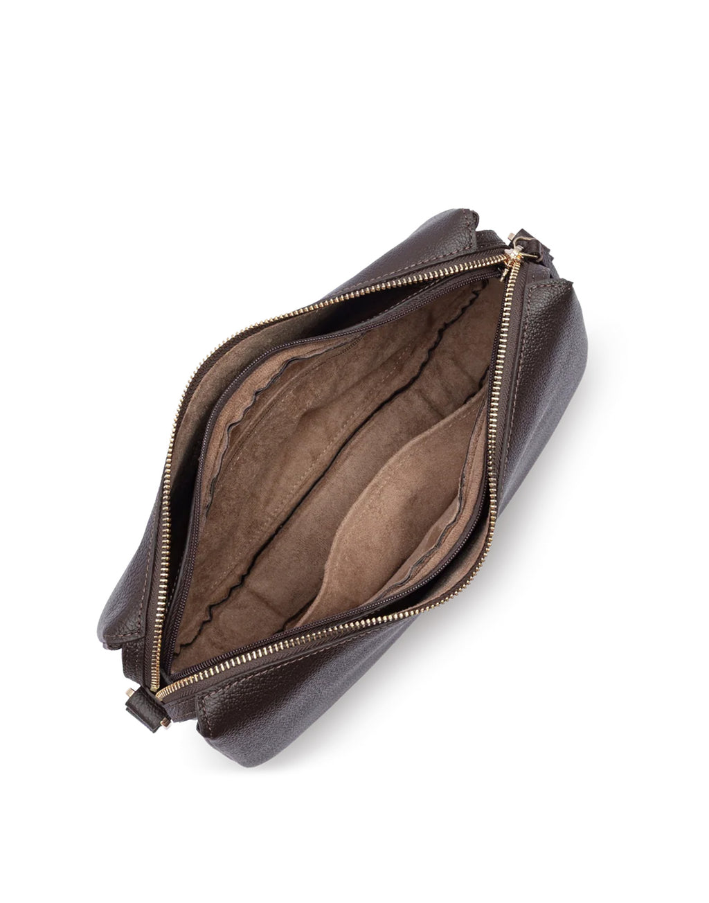 LANCASTER Dune Borsa a Tracolla in Pelle Granata Marron