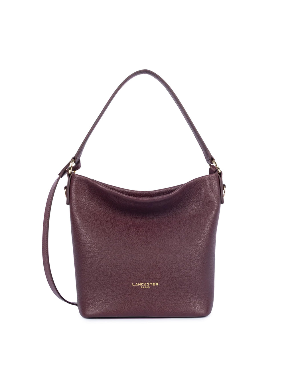 LANCASTER Dune Borsa Secchiello in Pelle Granata Bordeaux