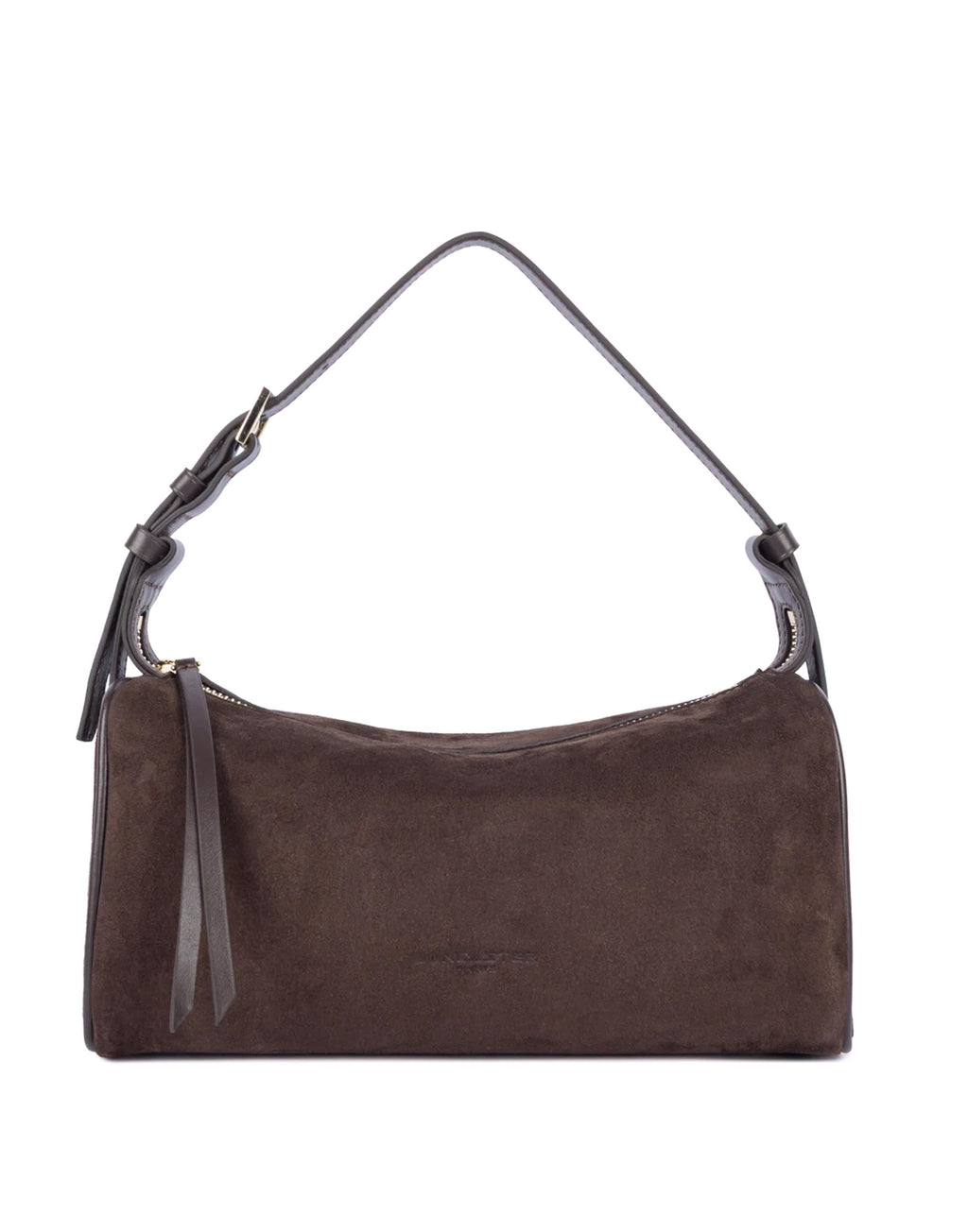 LANCASTER Borsa Rettangolare in Suède Marron