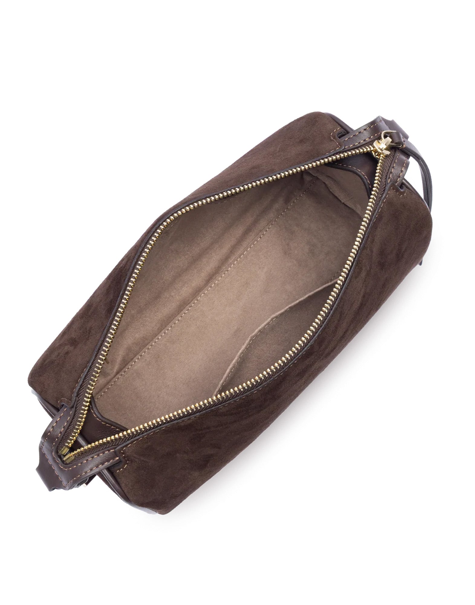 LANCASTER Borsa Rettangolare in Suède Marron