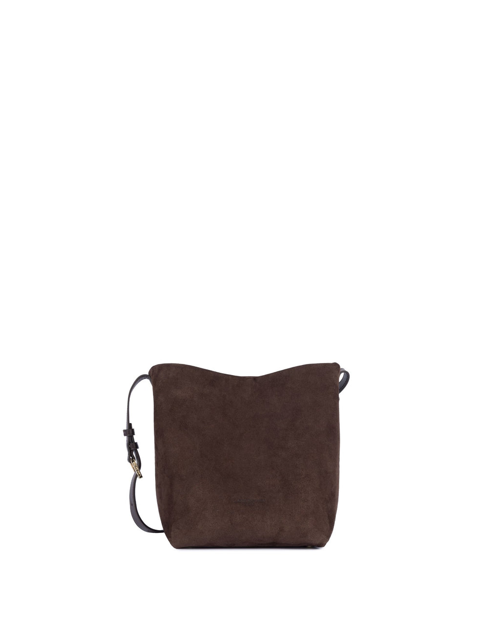 LANCASTER Borsa a Secchiello in Camoscio Marron