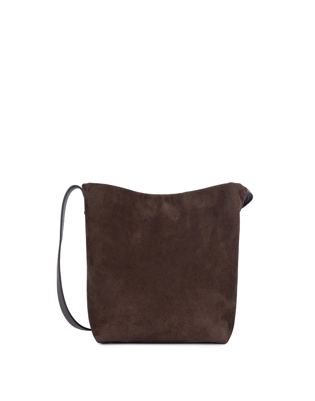 LANCASTER Borsa a Secchiello in Camoscio Marron