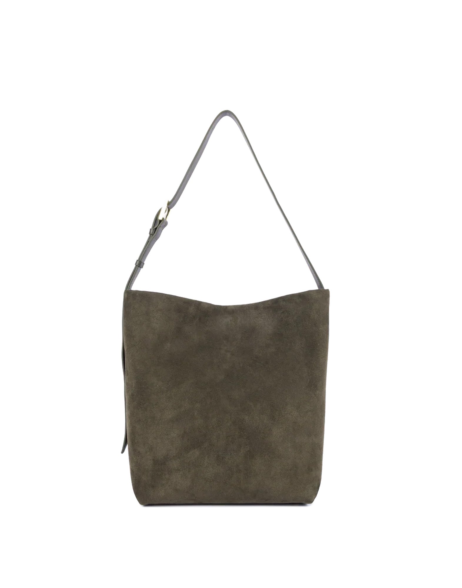 LANCASTER Grande Borsa Secchiello in Suède Kaki