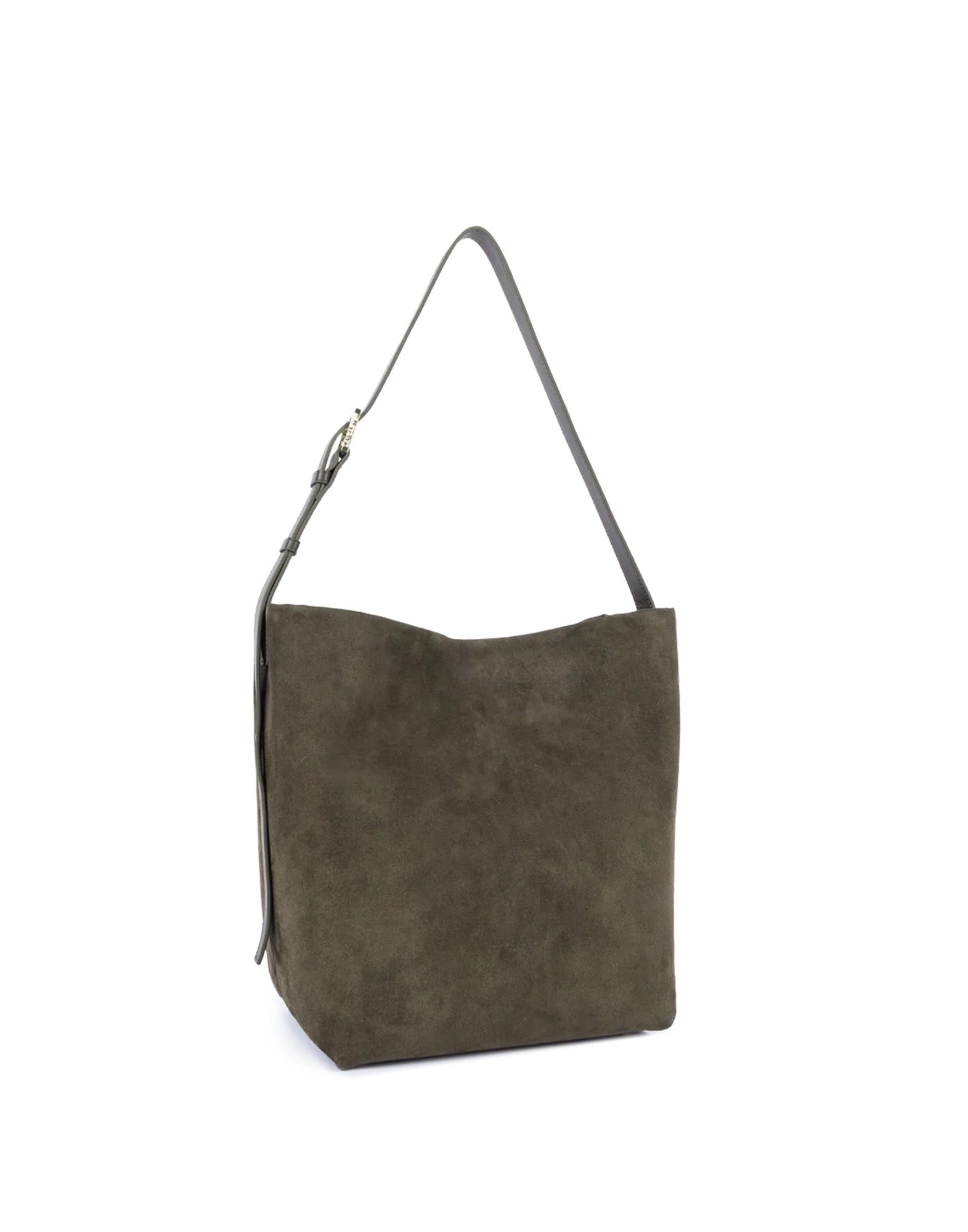 LANCASTER Grande Borsa Secchiello in Suède Kaki