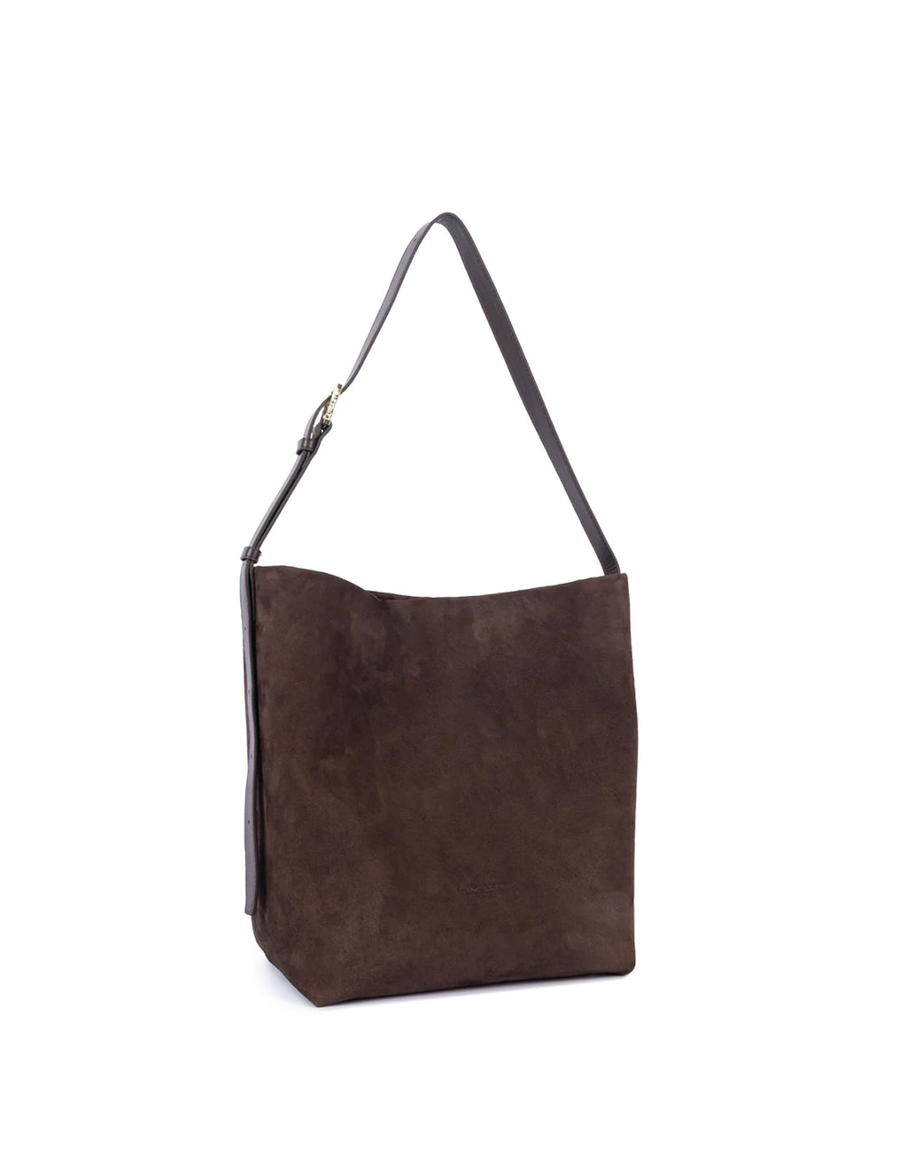 LANCASTER Grande Borsa Secchiello in Suède Marron