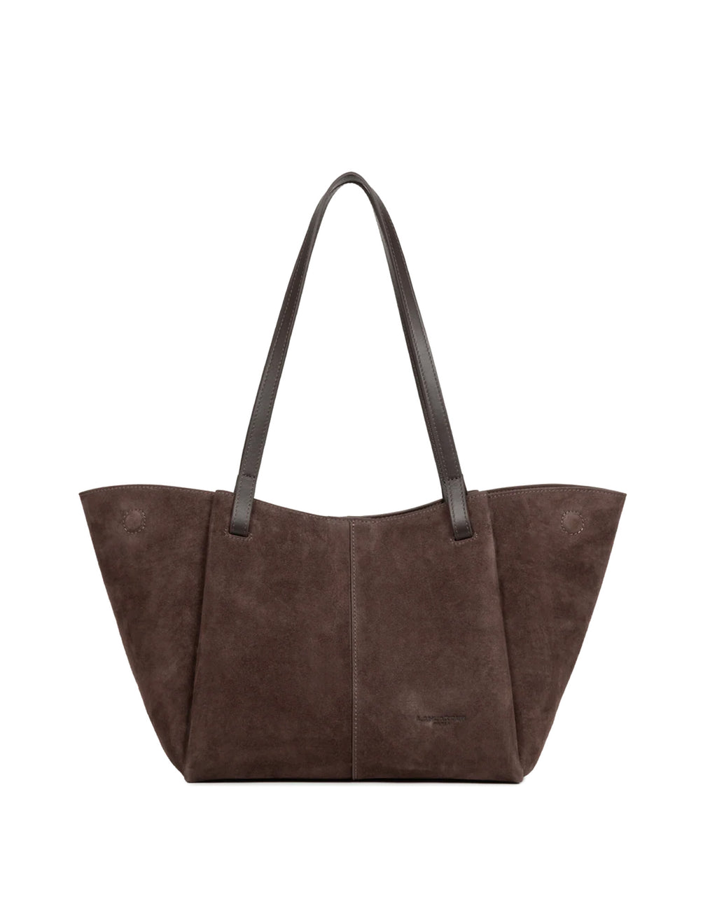 LANCASTER Borsa Shopping a Spalla in Suède Marron