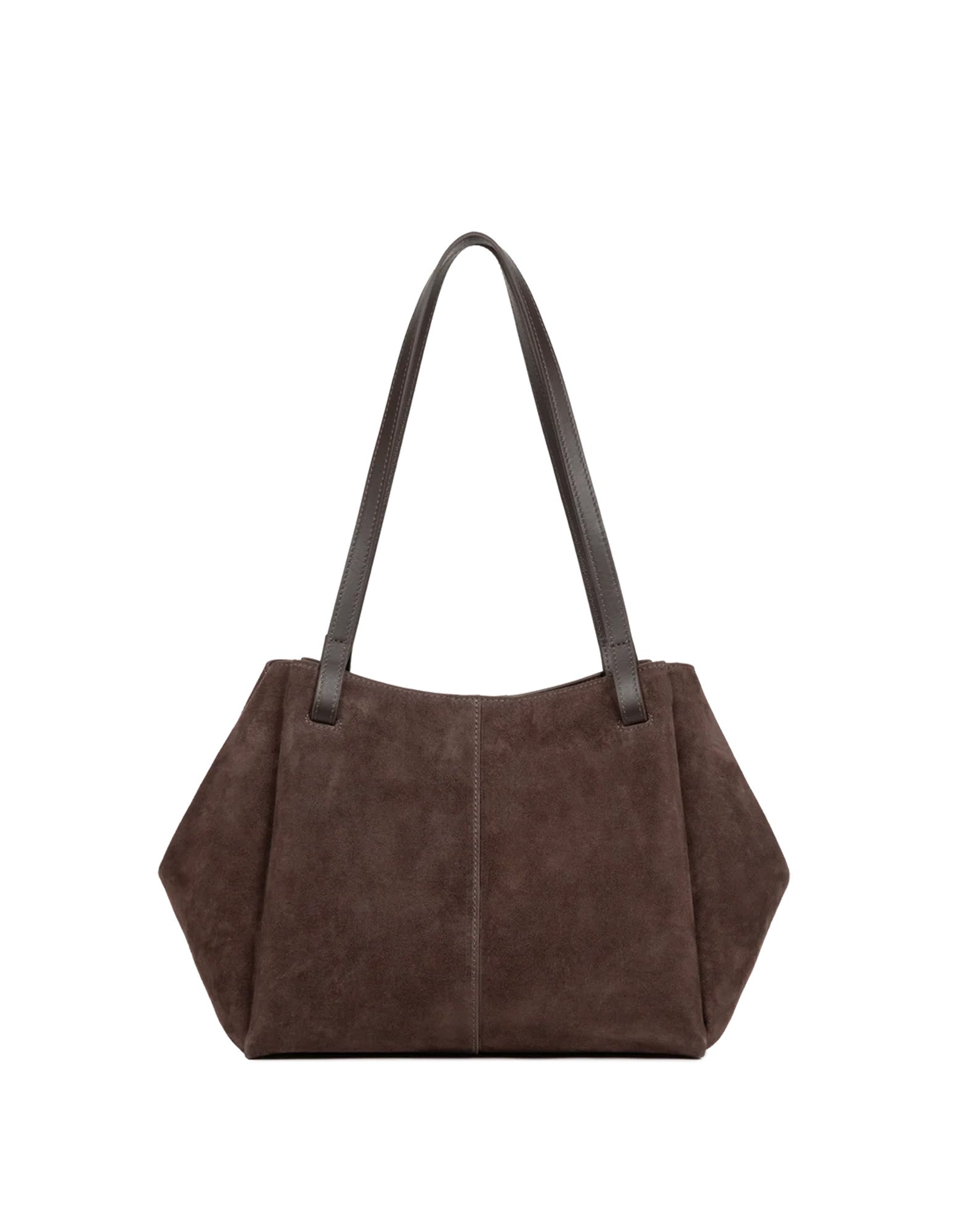 LANCASTER Borsa Shopping a Spalla in Suède Marron