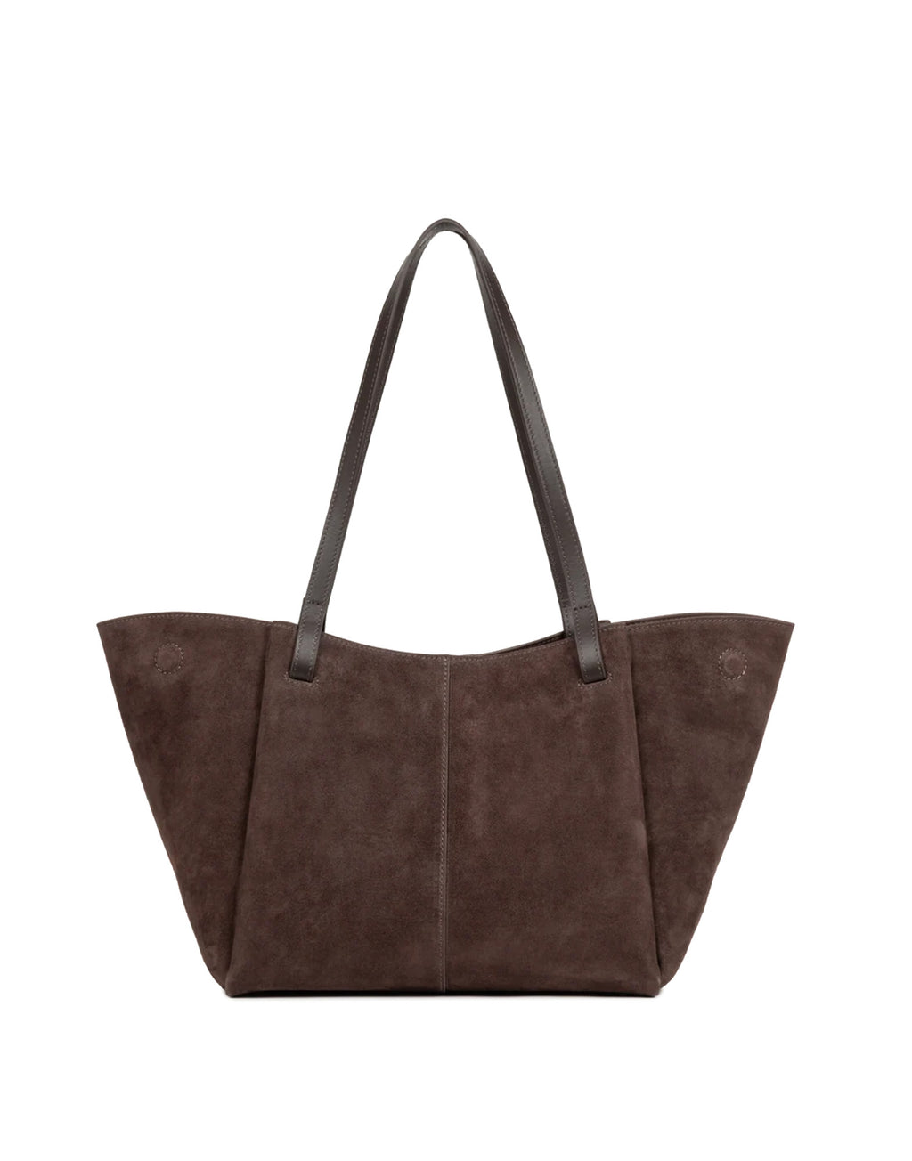 LANCASTER Borsa Shopping a Spalla in Suède Marron