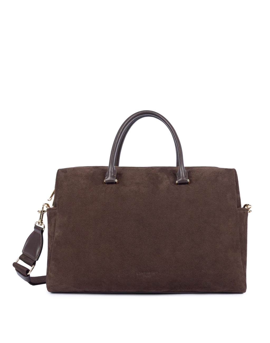 LANCASTER Grande Borsa Shopping Suède Cube Marron