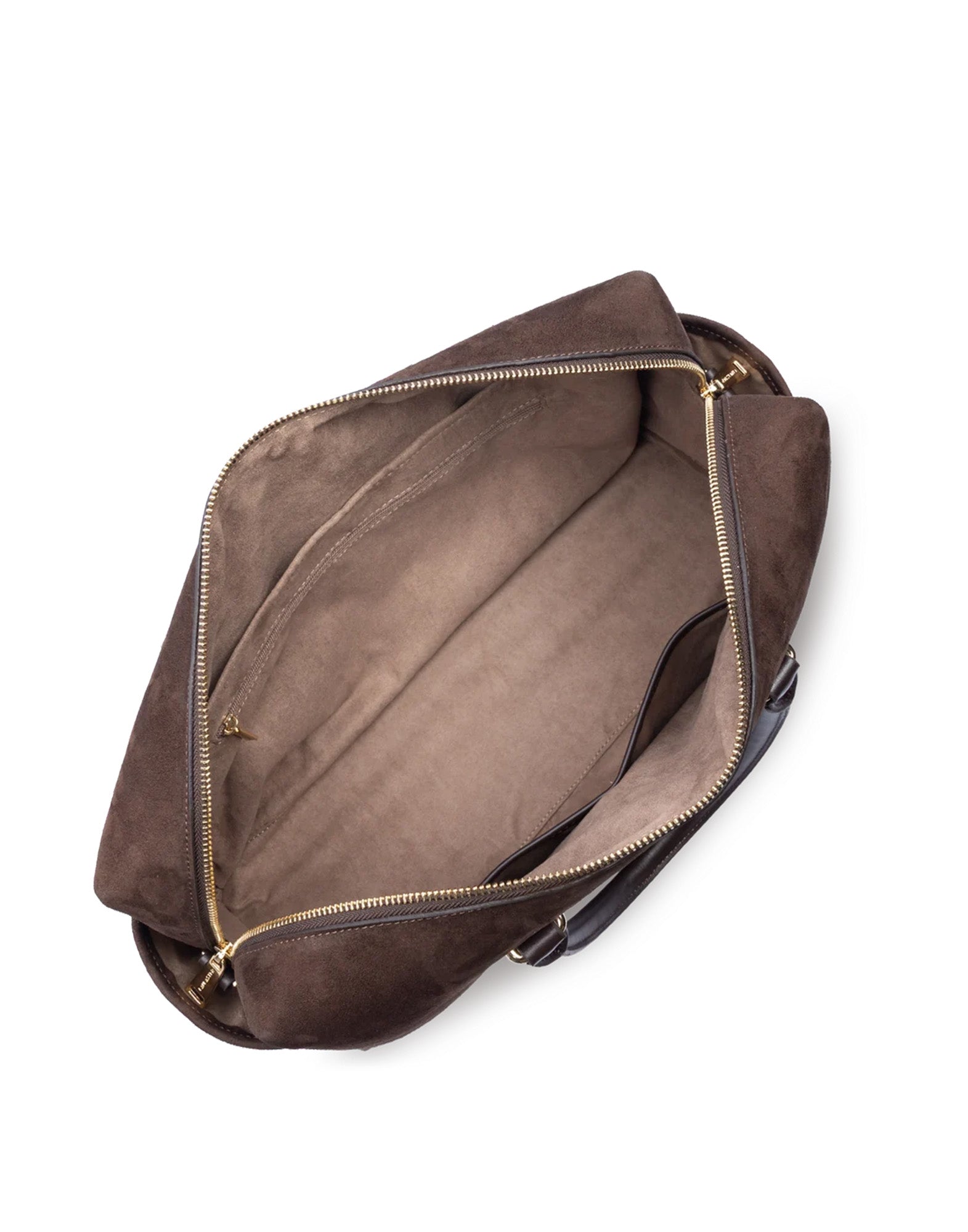 LANCASTER Grande Borsa Shopping Suède Cube Marron