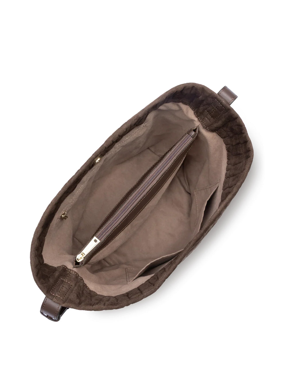 LANCASTER Borsa a Secchiello Suède Exo Marron