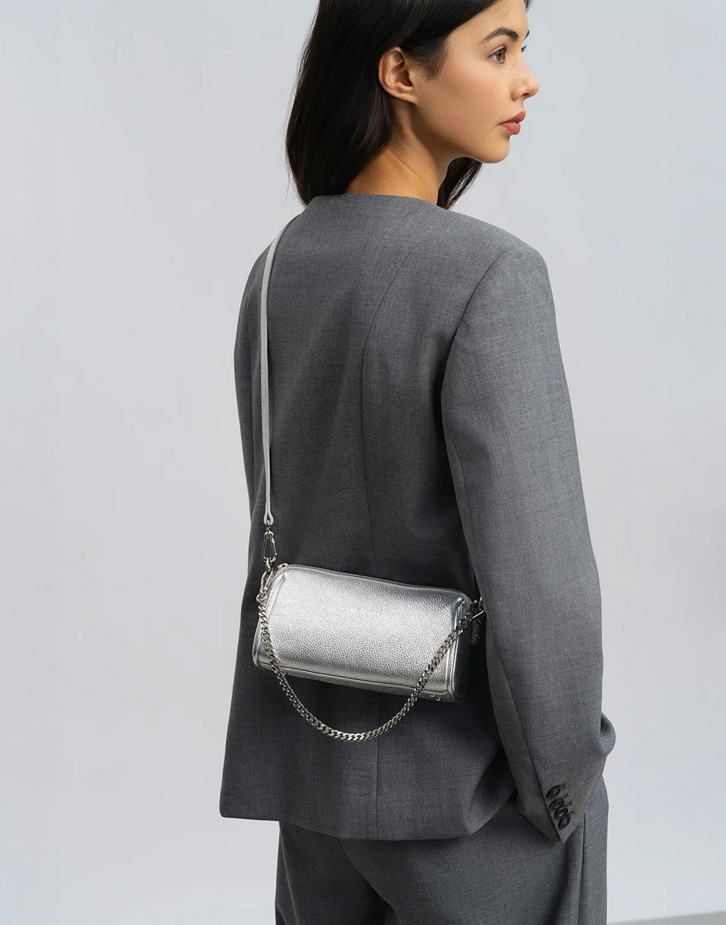 LANCASTER Milano Ana Borsa Trotter Argent