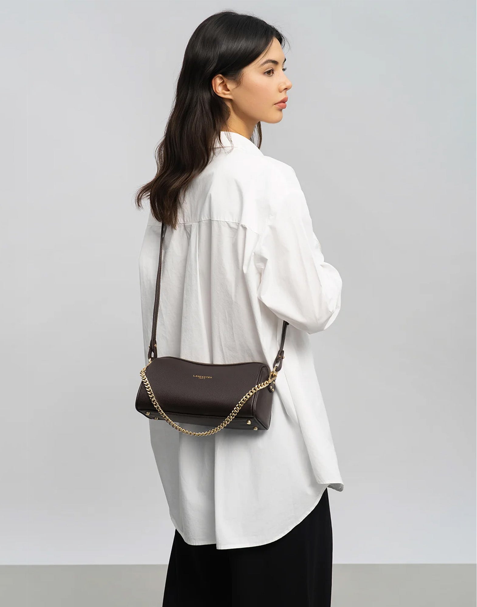LANCASTER Borsa a Tracolla Milano Ana Marron Foncè