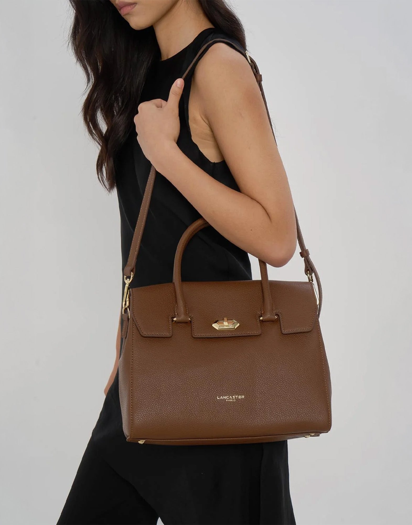 LANCASTER Milano Cosmos Borsa in Pelle Chataign