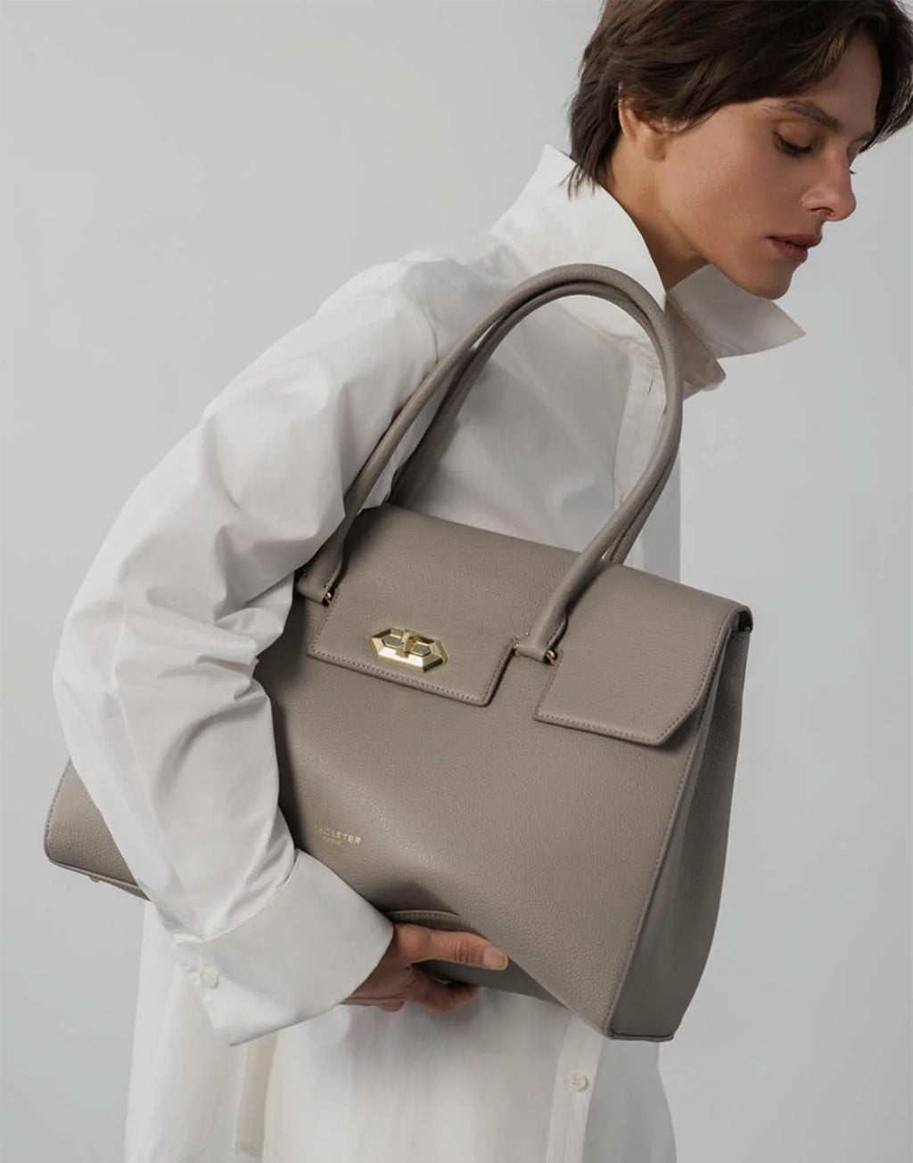 LANCASTER Milano Cosmos Borsa Grande a Spalla Mastic