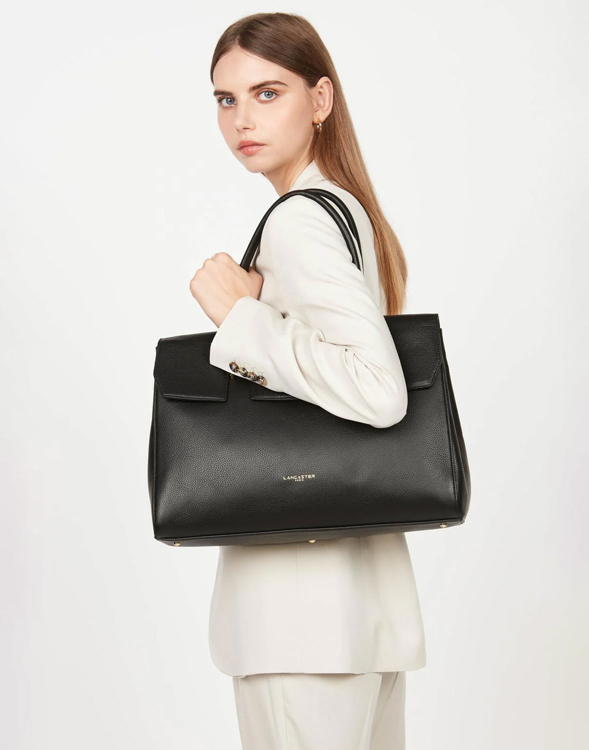LANCASTER Milano Cosmos Borsa Grande a Spalla Noir