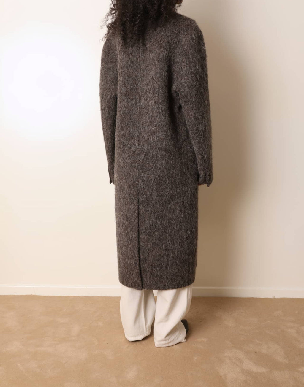 LAURENCE BRAS Cappotto Lord Doppiopetto Marrone Scuro