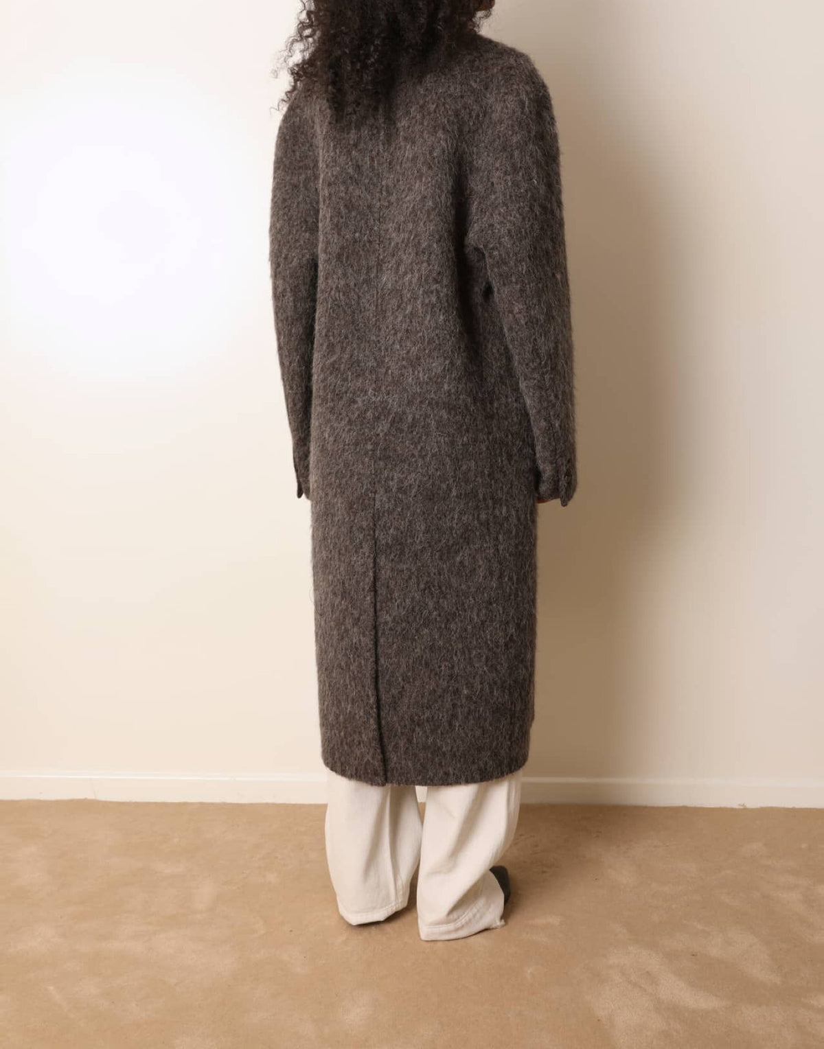 LAURENCE BRAS Cappotto Lord Doppiopetto Marrone Scuro