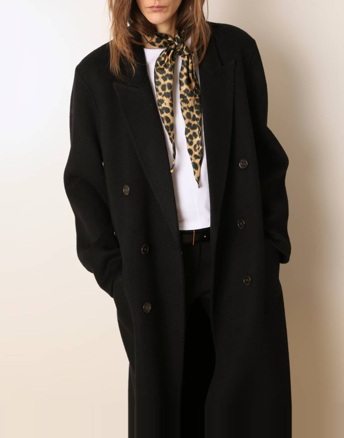 LAURENCE BRAS Cappotto Lord Doppiopetto Nero