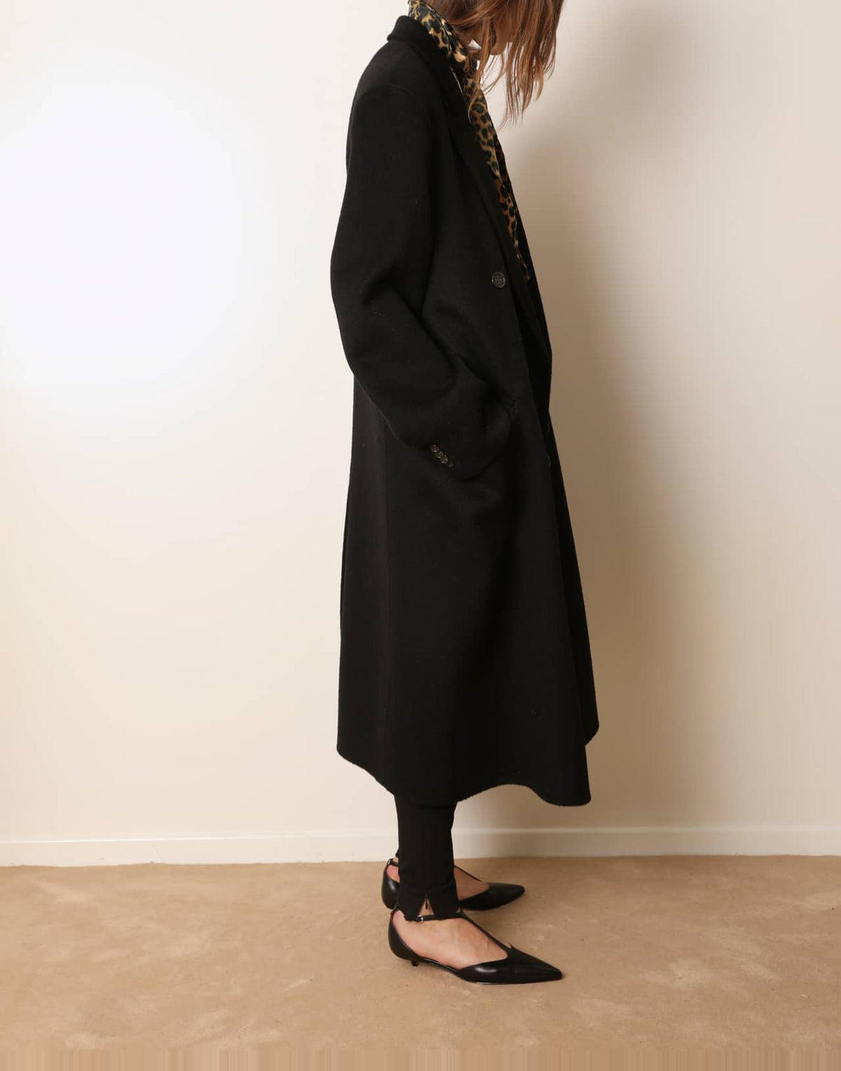 LAURENCE BRAS Cappotto Lord Doppiopetto Nero