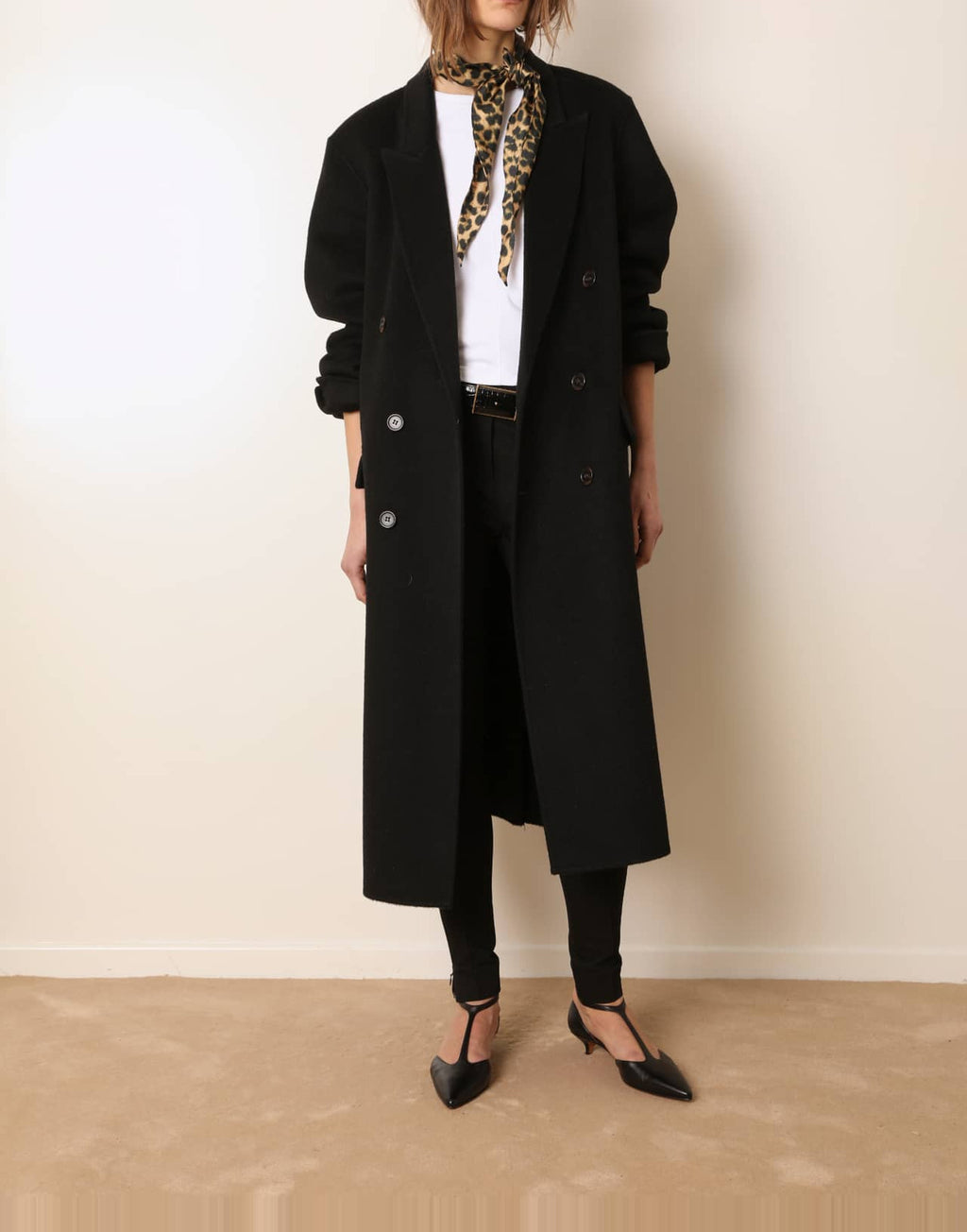 LAURENCE BRAS Cappotto Lord Doppiopetto Nero