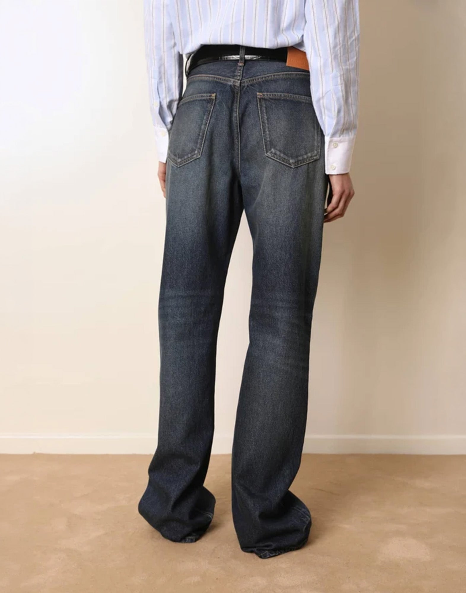 LAURENCE BRAS Jeans Dritti a Vita Medio-Alta