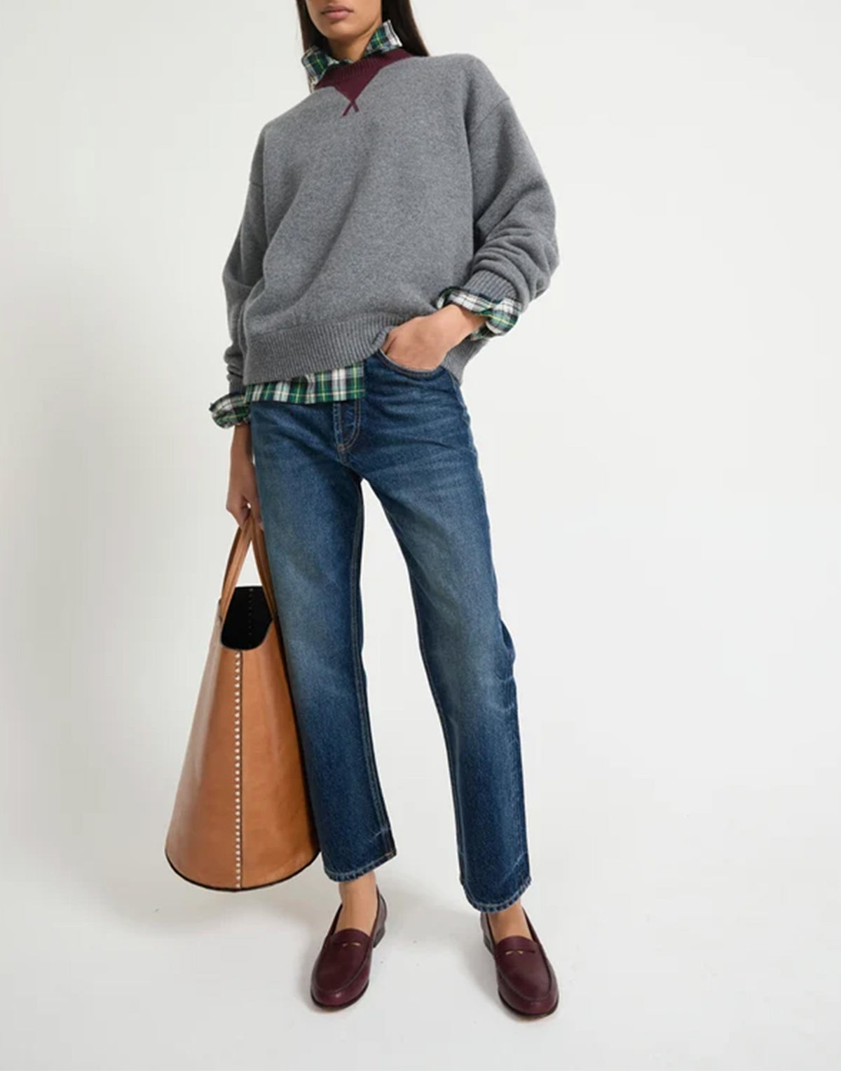 LAURENCE BRAS Jeans Dritti Cropped