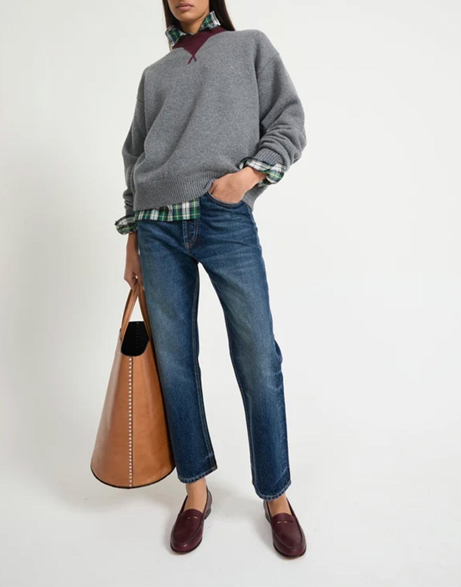 LAURENCE BRAS Jeans Dritti Cropped