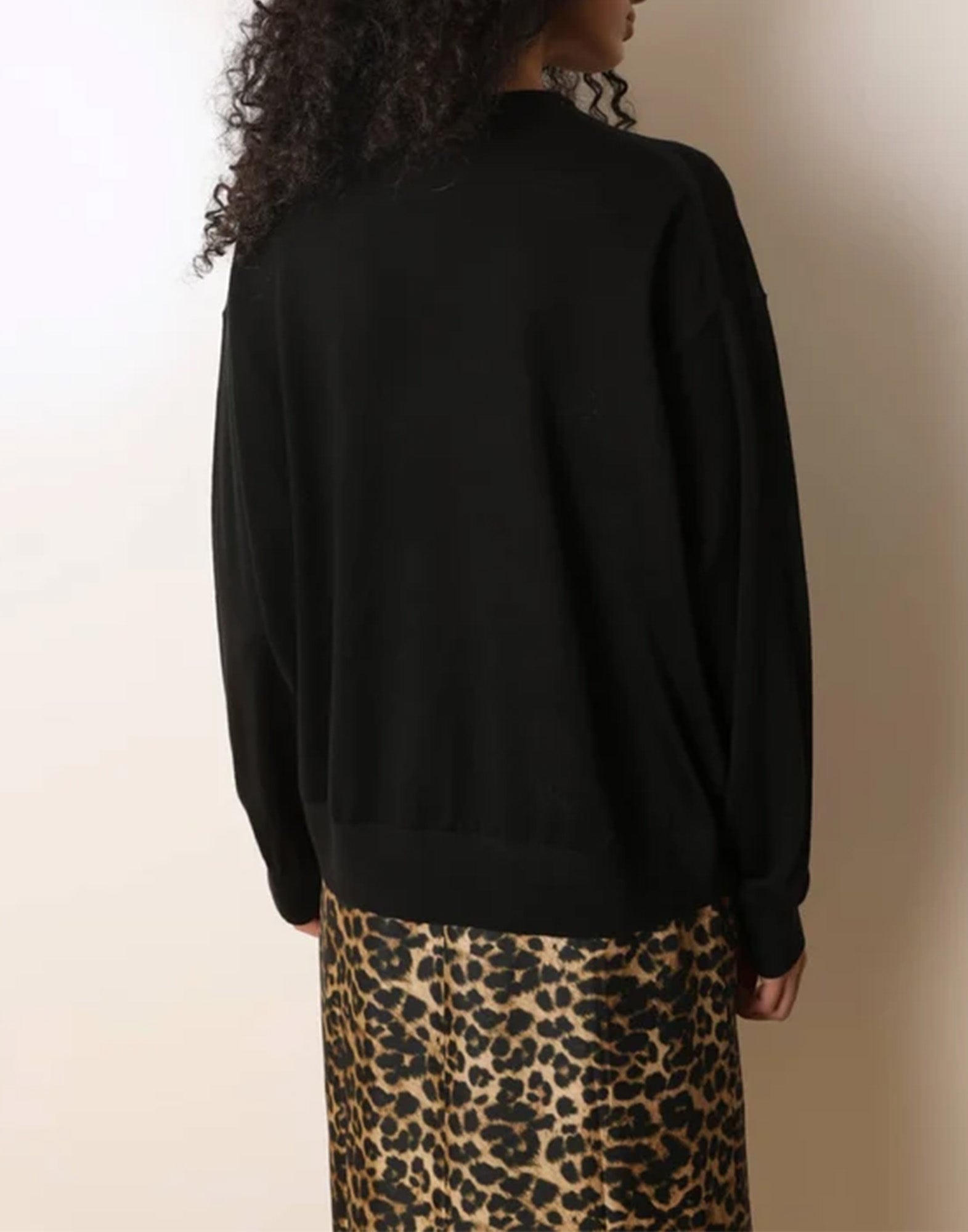 LAURENCE BRAS Maglione in Lana Nero
