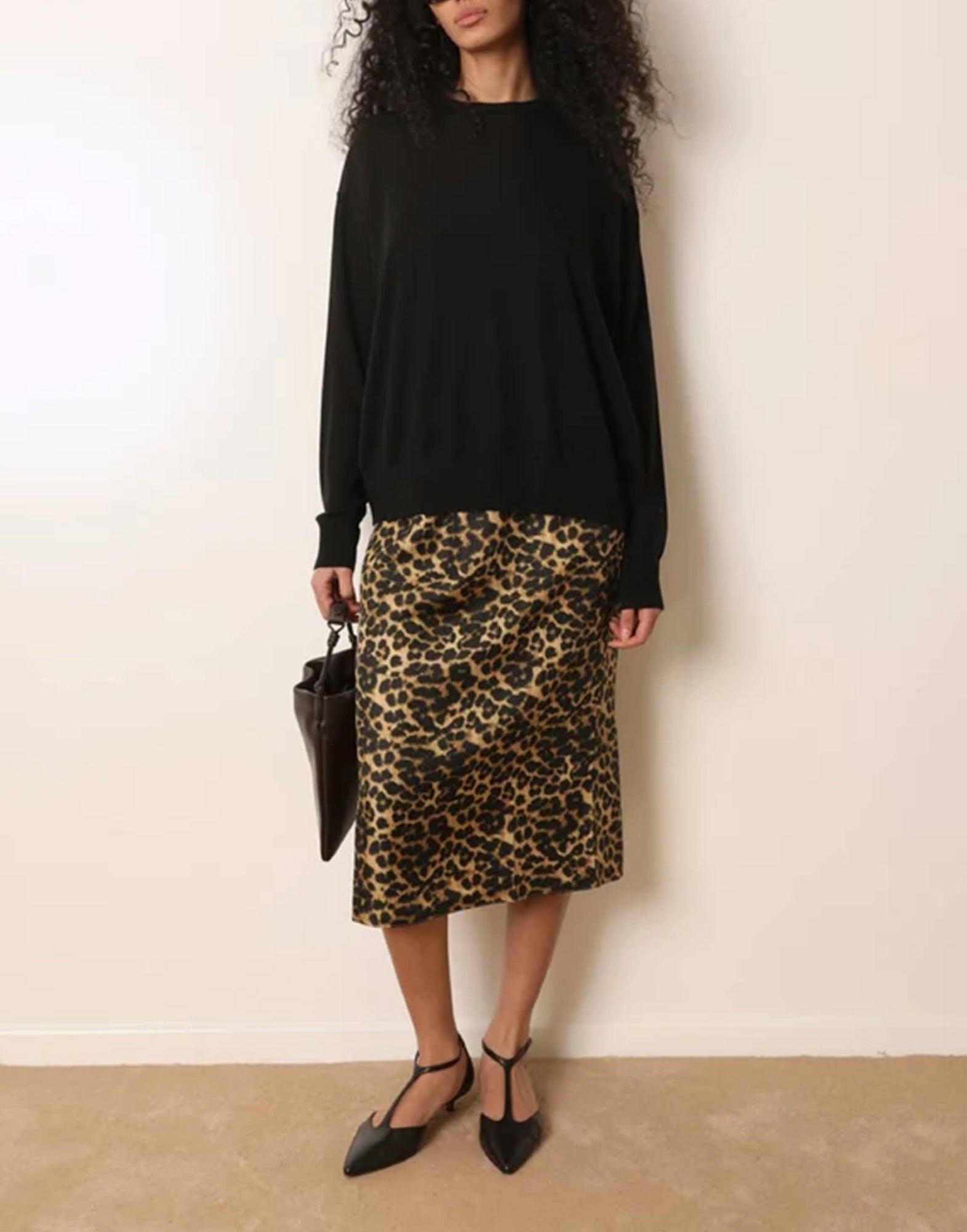 LAURENCE BRAS Maglione in Lana Nero