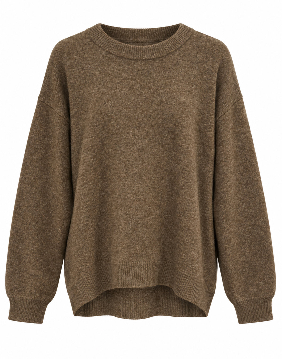 MAJESTIC FILATURES Maglione Girocollo In Raccoon Tananka