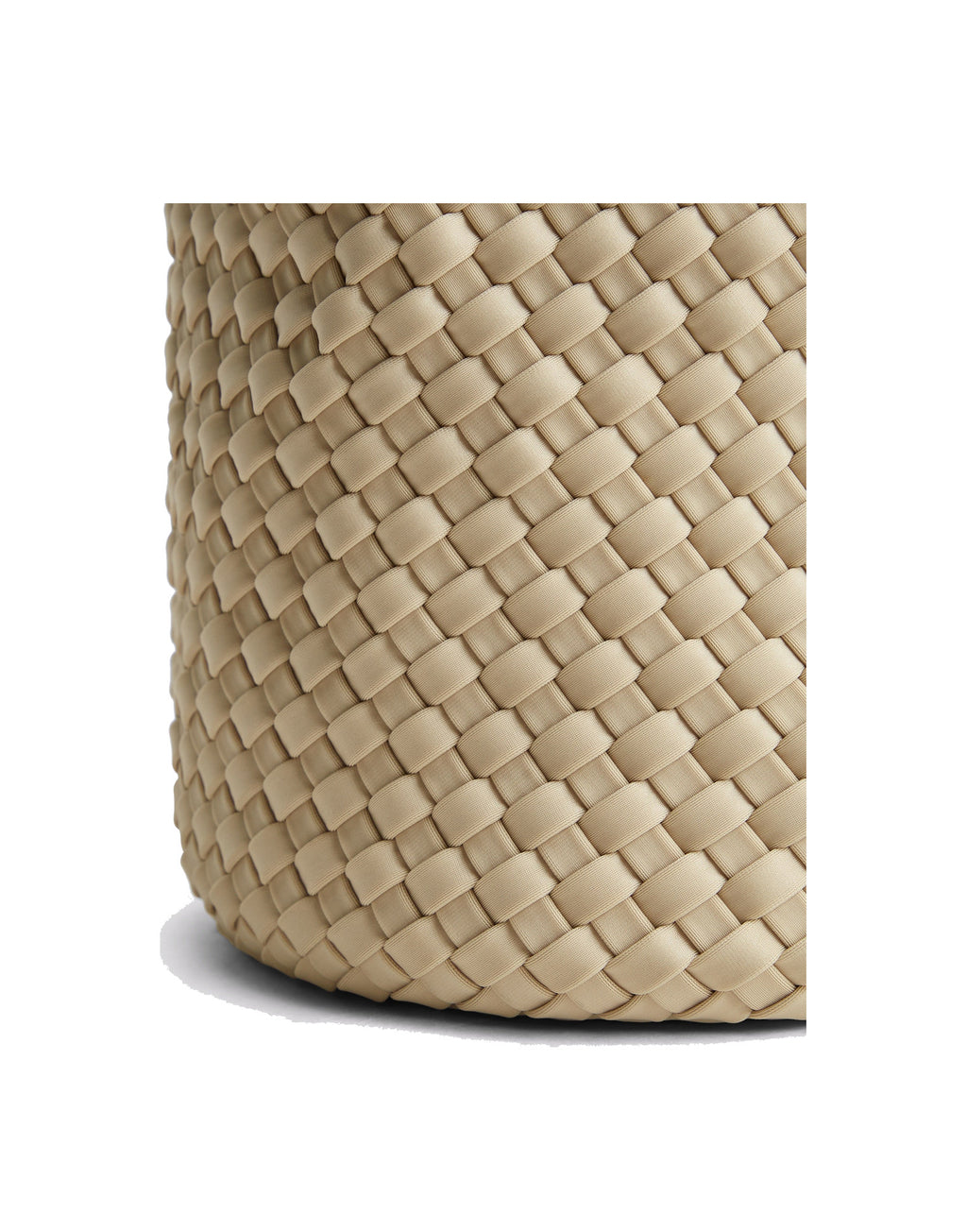 MARREA Borsa a Cestino Basket in Neoprene Intrecciato No Tan Lines