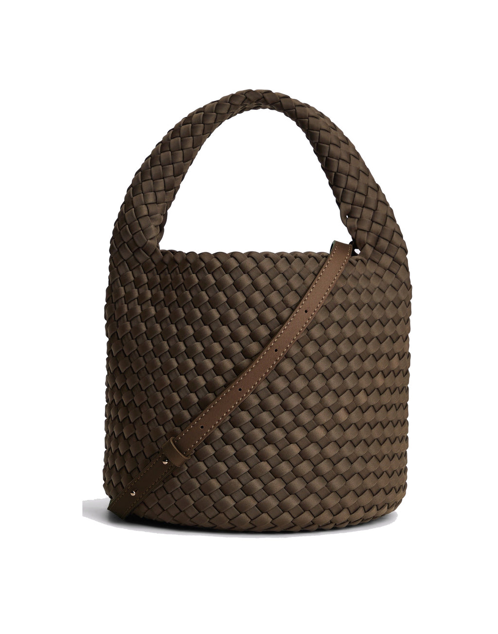 MARREA Borsa a Cestino Basket in Neoprene Intrecciato Espresso Yourself