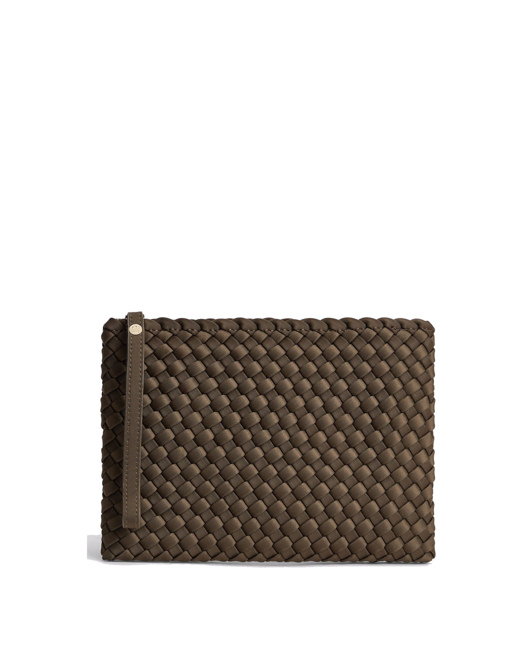 MARREA Pochette Clutch in Neoprene Intrecciato Espresso Yourself