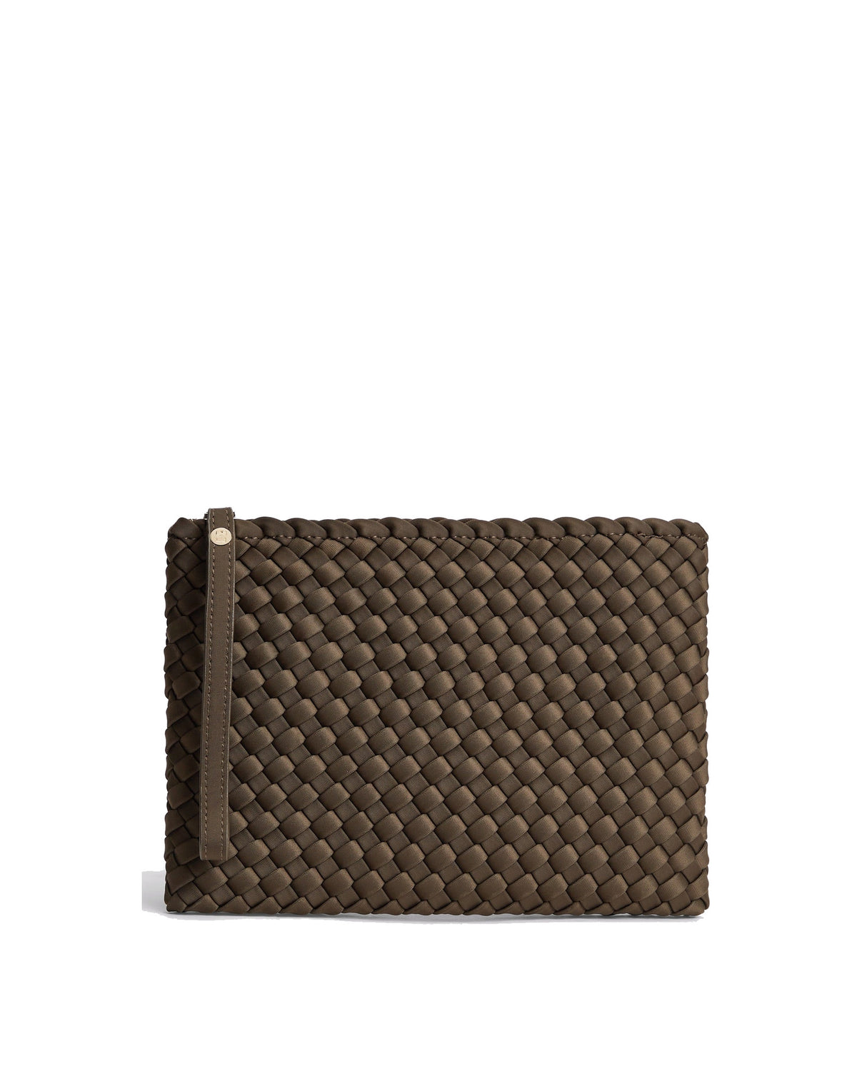 MARREA Pochette Clutch in Neoprene Intrecciato Espresso Yourself