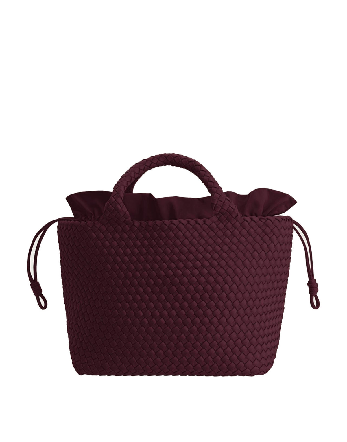 MARREA Borsa a Mano Medium in Neoprene Intrecciato Chianti Crush