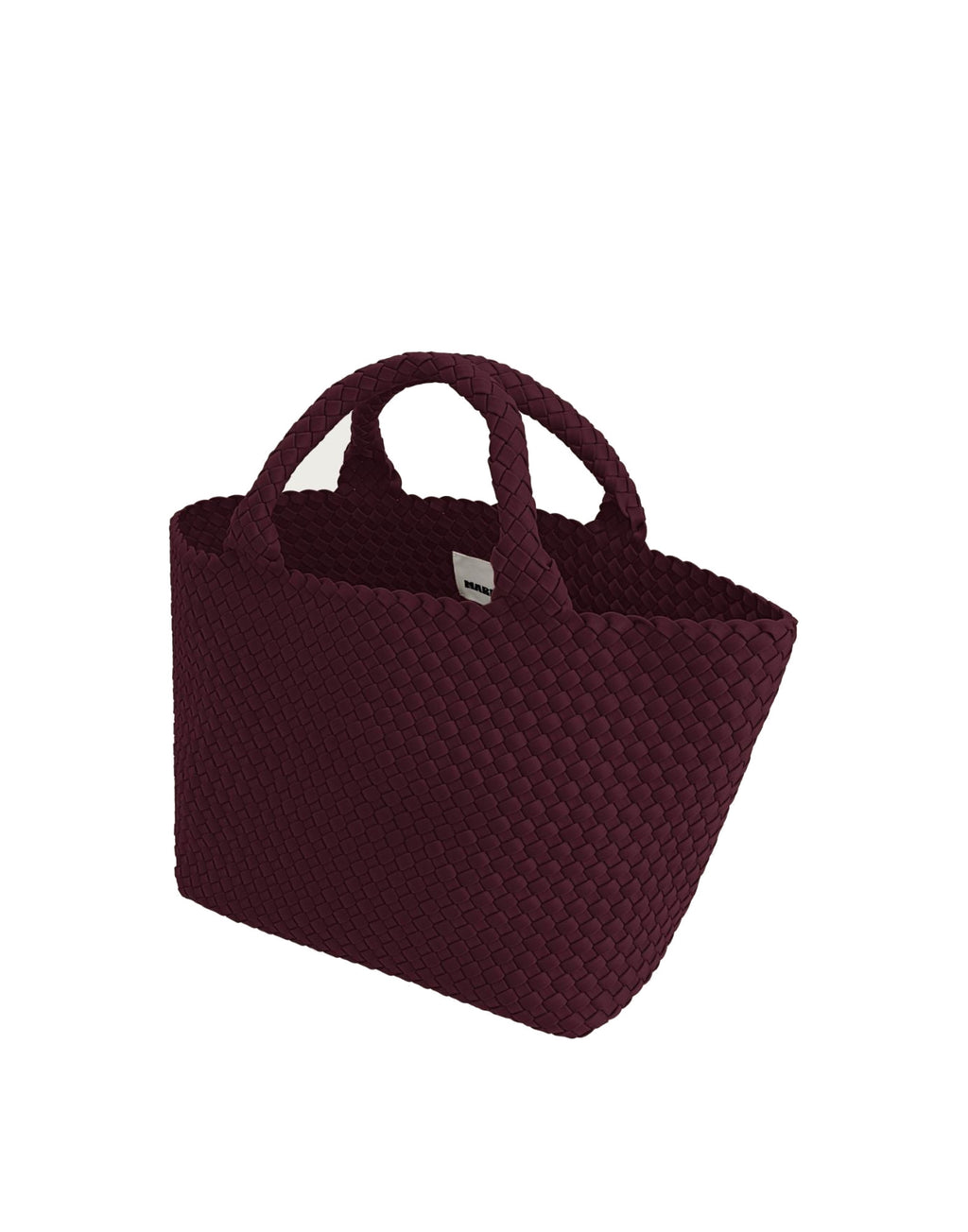 MARREA Borsa a Mano Medium in Neoprene Intrecciato Chianti Crush