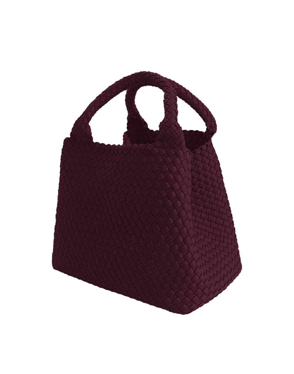 MARREA Borsa a Mano Medium in Neoprene Intrecciato Chianti Crush
