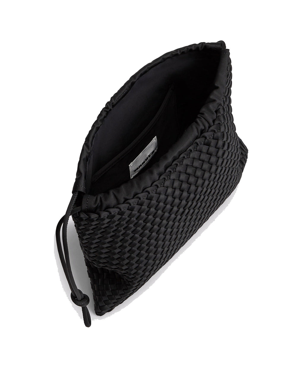 MARREA Borsa Multi in Neoprene Intrecciato di Nero