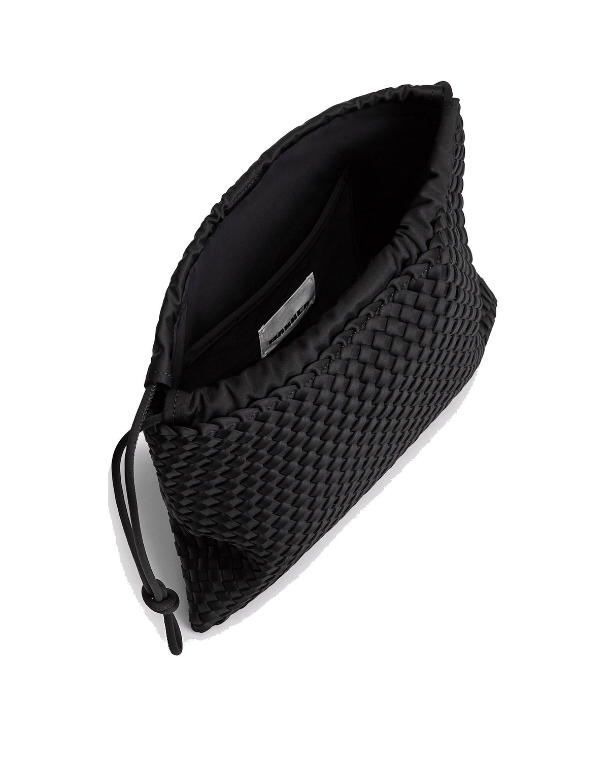 MARREA Borsa Multi in Neoprene Intrecciato di Nero