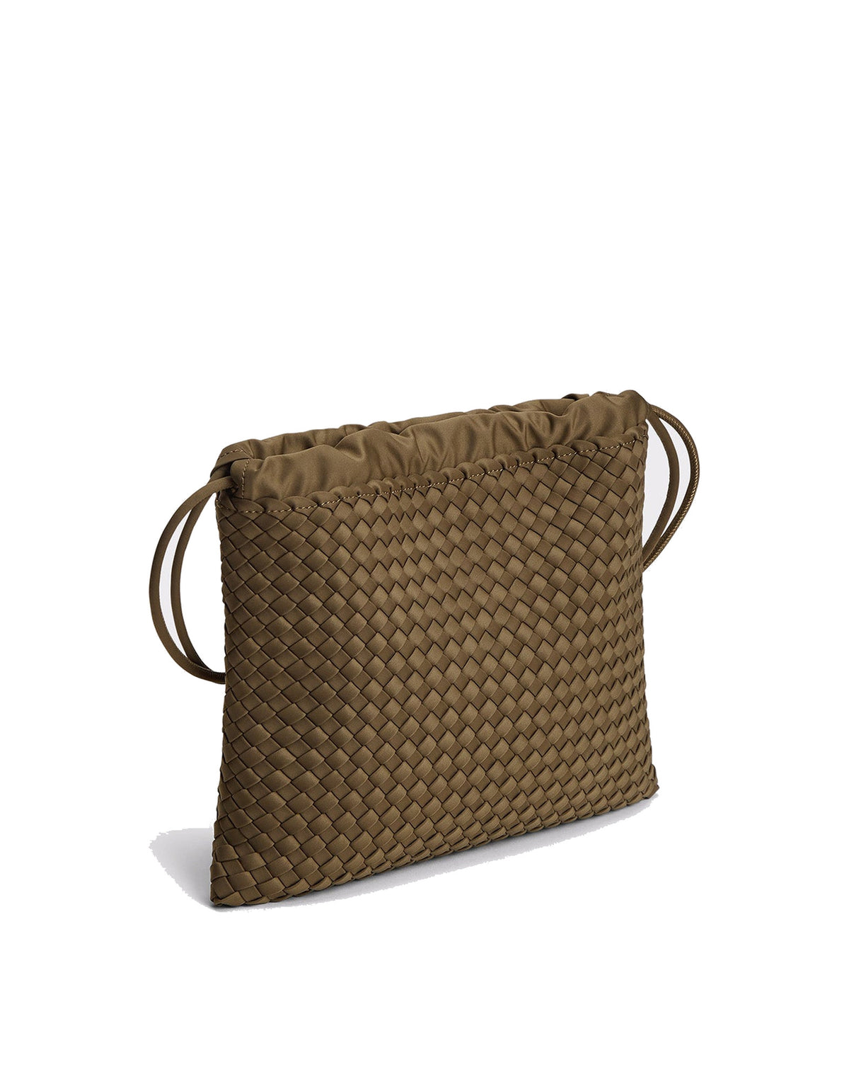 MARREA Borsa Multi in Neoprene Intrecciato Coco Fresco