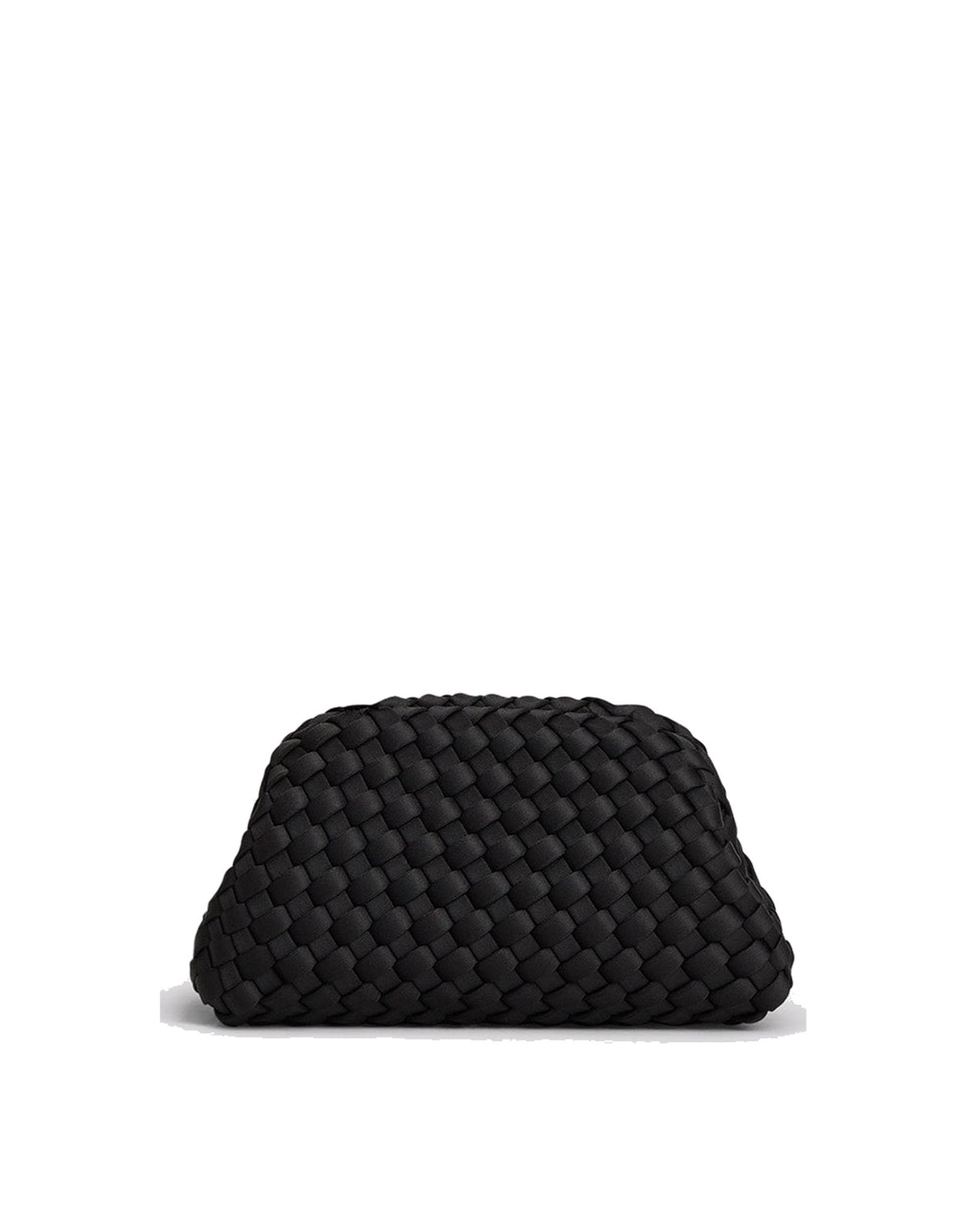MARREA Borsa a Tracolla Pouch Mini in Neoprene Intrecciato di Nero