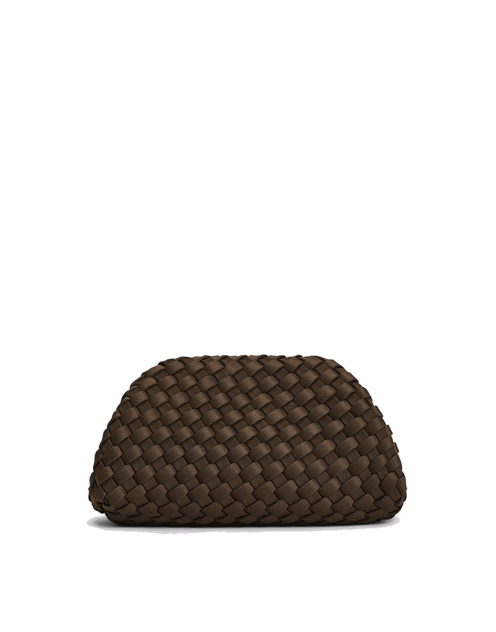 MARREA Borsa a Tracolla Pouch Mini in Neoprene Intrecciato Espresso Yourself