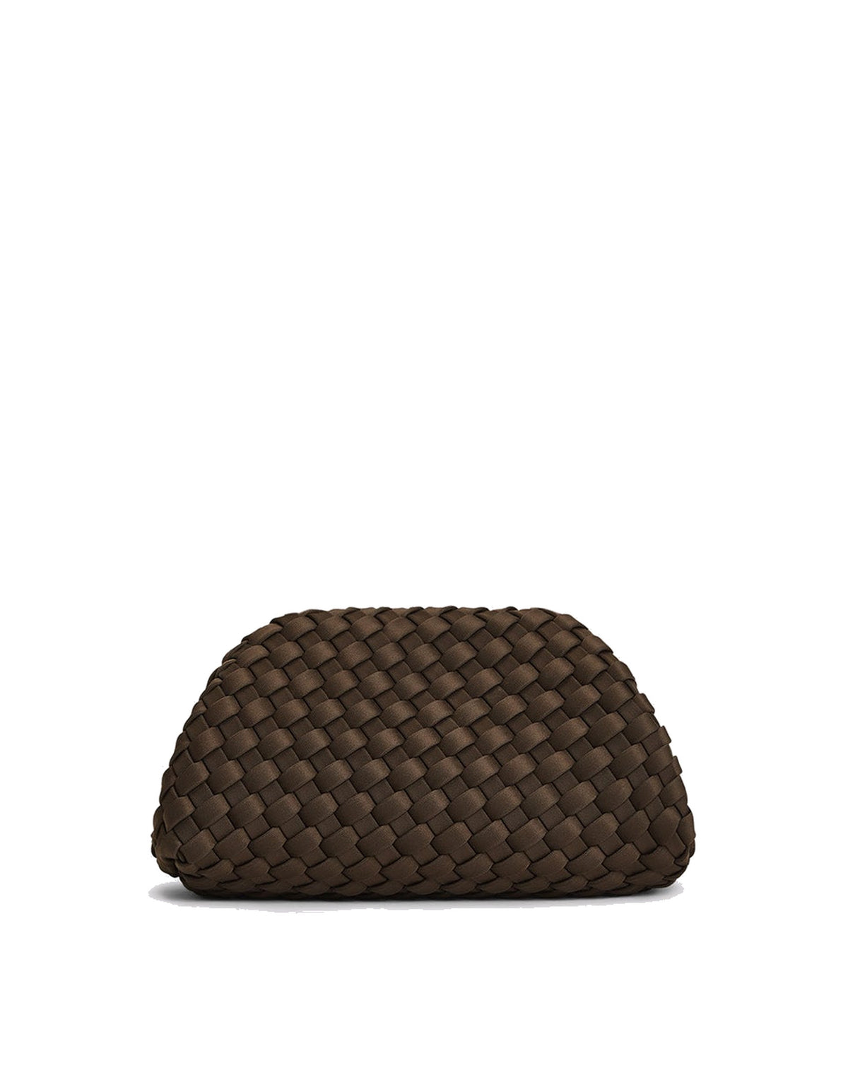 MARREA Borsa a Tracolla Pouch Mini in Neoprene Intrecciato Espresso Yourself
