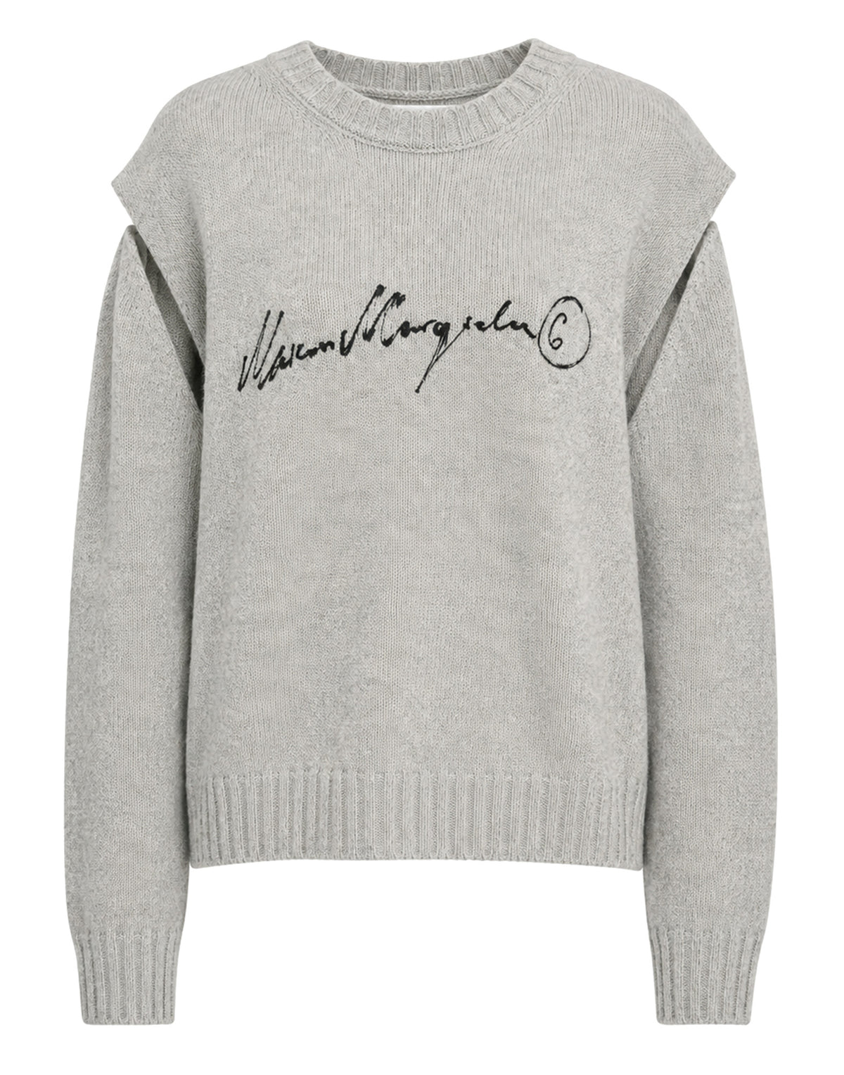 MM6 MAISON MARGIELA Maglia con Scritte Calligrafiche