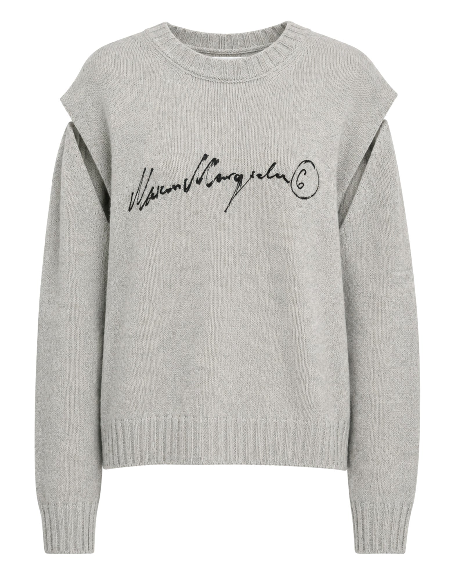 MM6 MAISON MARGIELA Maglia con Scritte Calligrafiche