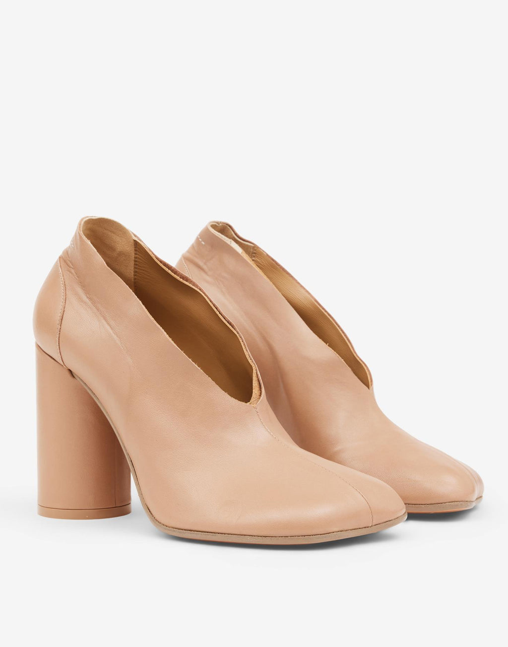 MM6 MAISON MARGIELA Scarpe Anatomic in Nappa Tawny Birch