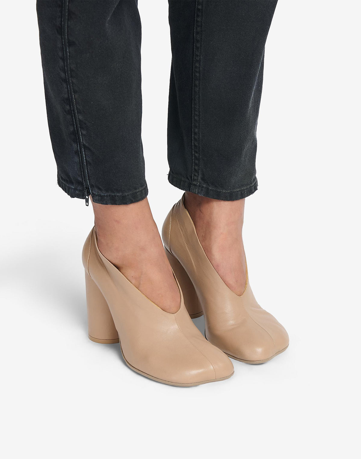 MM6 MAISON MARGIELA Scarpe Anatomic in Nappa Tawny Birch