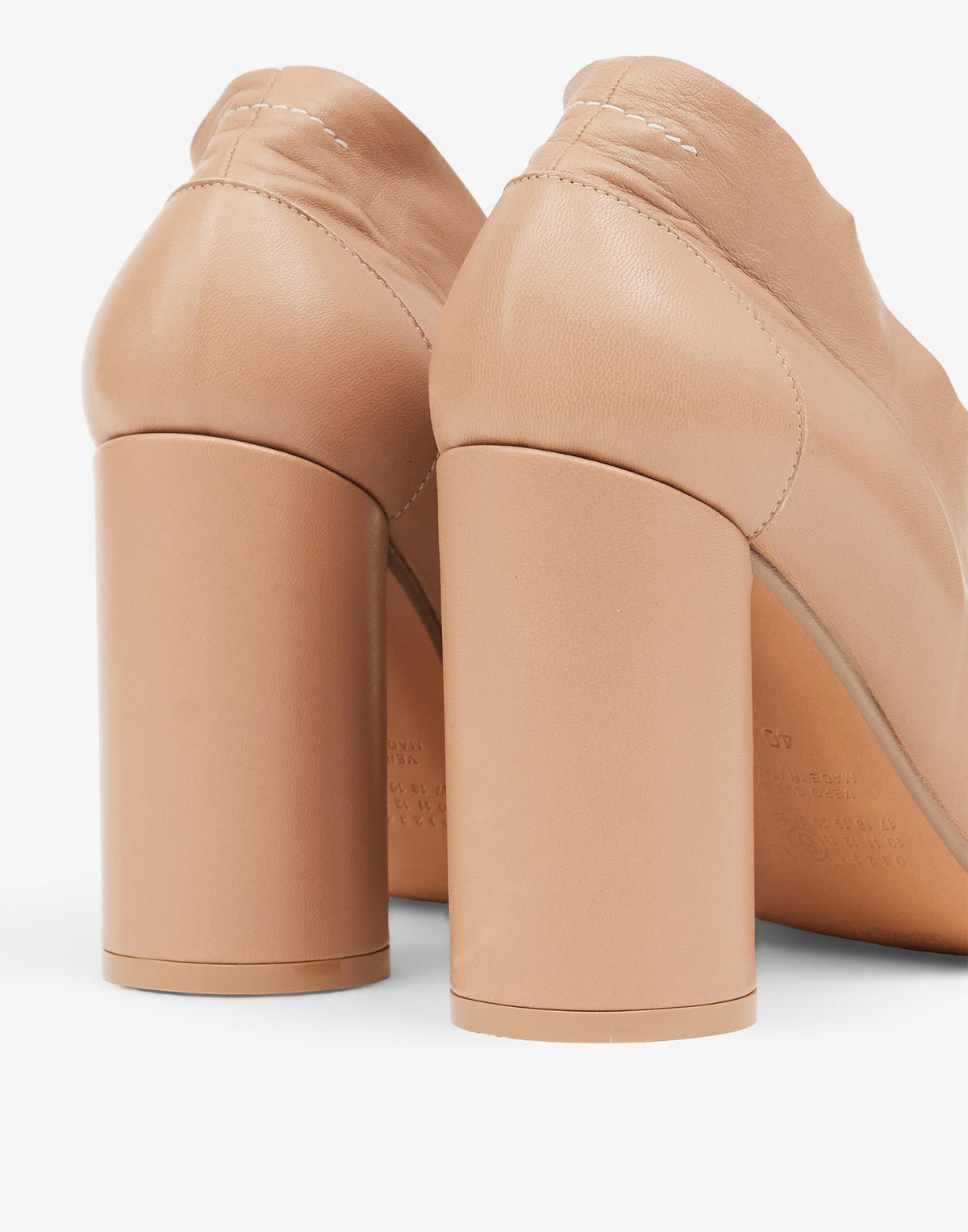 MM6 MAISON MARGIELA Scarpe Anatomic in Nappa Tawny Birch