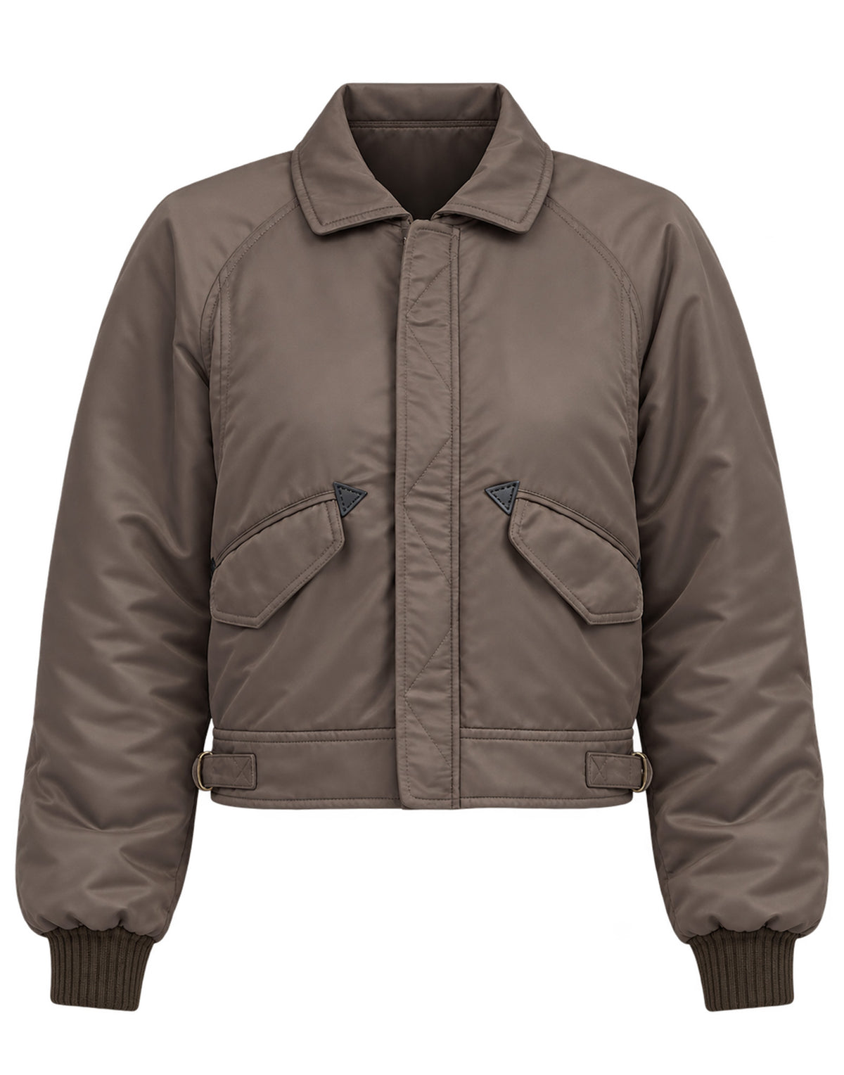 MM6 MAISON MARGIELA Giacca Imbottita in Nylon Gasolina Grey